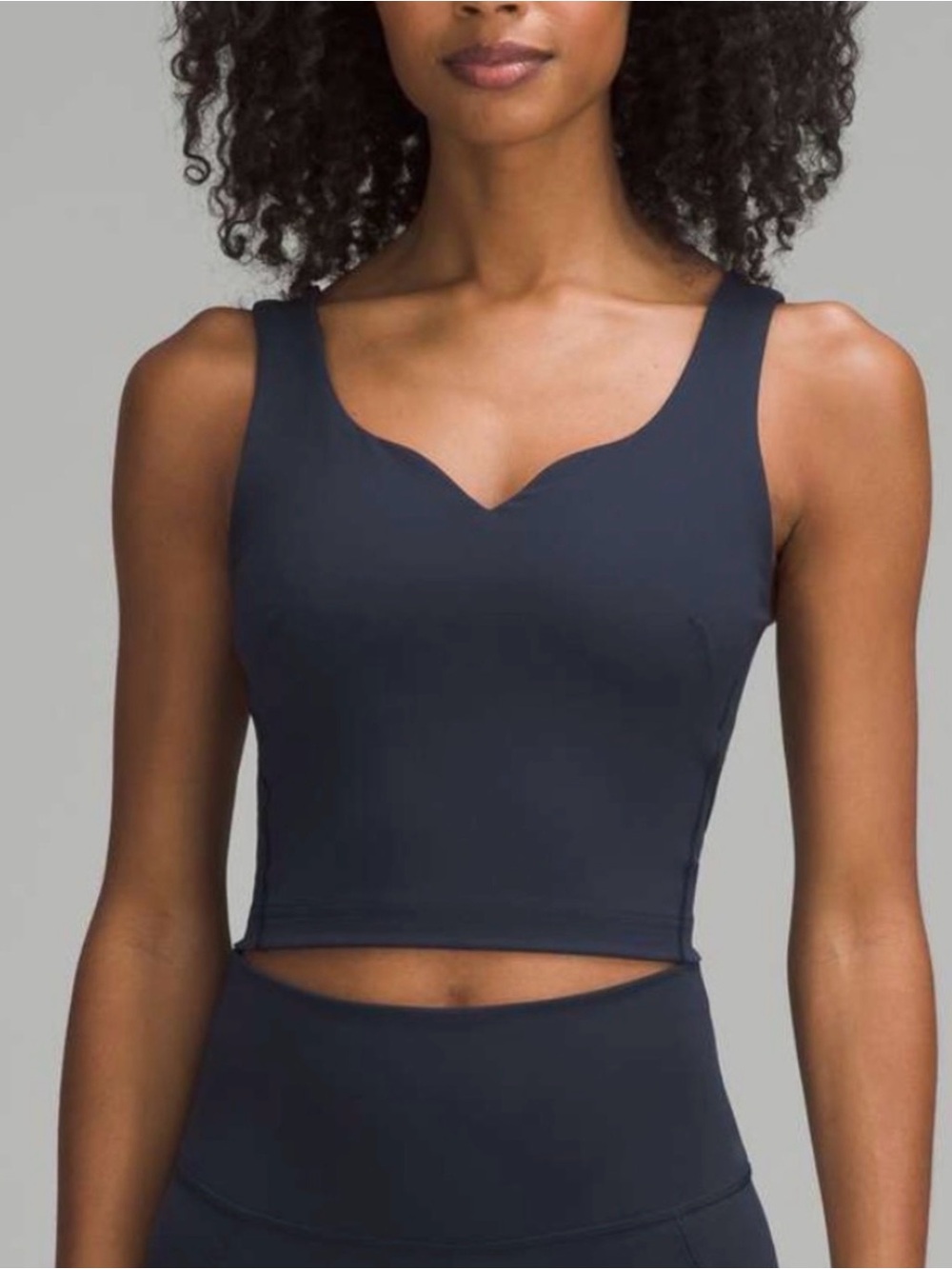 Lululemon Sweetheart Cropped Tank